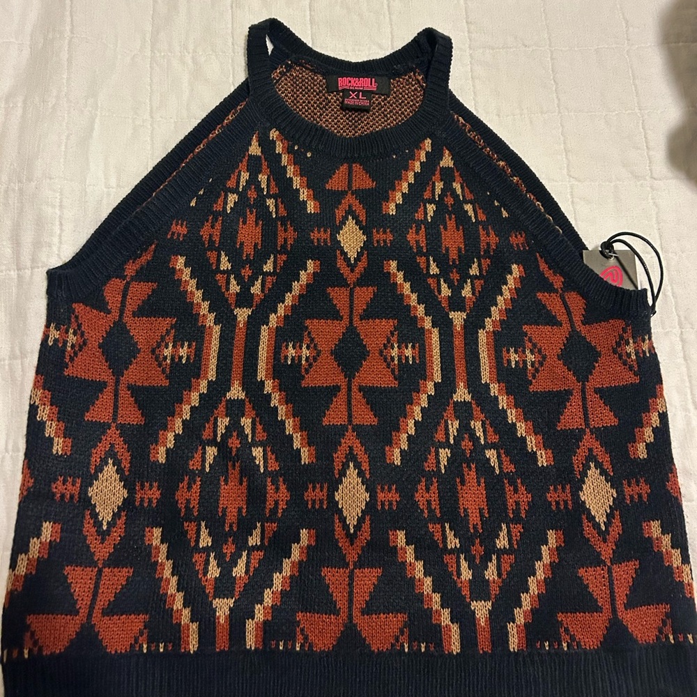 Western sweater top